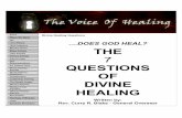 Divine Healing Questions