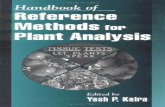 Kalra - Handbook of Reference Methods for Plant Analysis