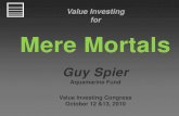 39599608 Value Investing for Mere Mortals Guy Spier