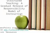 Nancy Frey, Ph.D. San Diego State University nfrey@mail.sdsu.edu Structured Teaching: A Gradual Release of Responsibility Model of Instruction PowerPoints.