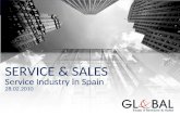 Team 4 Services & Sales SERVICE & SALES Service Industry in Spain 28.02.2010 Team 4 Services & Sales.