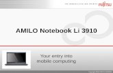 Copyright 2009 FUJITSU LIMITED AMILO Notebook Li 3910 Your entry into mobile computing.