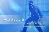 Architecture Arnon Rotem-Gal-Oz Product Line Architect arnon@rgoarchitects.com .