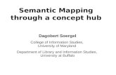 Semantic Mapping through a concept hub Dagobert Soergel College of Information Studies, University of Maryland Department of Library and Information Studies,