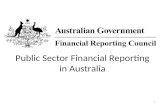Public Sector Financial Reporting in Australia 1.