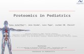 17.-20. May 2012 Consensus in Pediatrics Moscow Proteomics in Pediatrics Disclosure ES is an employee of mosaiques diagnostics GmbH. Presentation does.