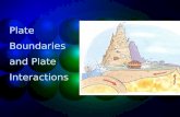 Plate Boundaries and Plate Interactions. Goals Classify and label the types of movement at plate boundaries, using a world map that shows relative plate.