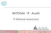 INTOSAI IT Audit IT Methods Awareness. Outline Scope Overview It Methods Methods Description Methods Usage Audit Reporting.