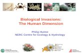 Biological Invasions: The Human Dimension Philip Hulme NERC Centre for Ecology & Hydrology.