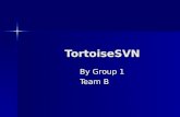 TortoiseSVN By Group 1 Team B. Installing TortoiseSVN.