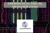 Votre logo ici THERMO-ELECTRICAL DESIGNER (TED). INITIALIZATION TED - INITIALIZATION.