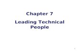 1 Chapter 7 Leading Technical People. 2 Advanced Organizer Decision Making Planning Organizing Leading Controlling Management Functions Research Design.