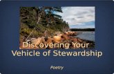 Discovering Your Vehicle of Stewardship Poetry. Big Understanding: Students will become active, thoughtful readers by knowing how and when to visualize.