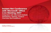 © 2008 Verizon. All Rights Reserved. PTE13015 06/08 GLOBAL CAPABILITY. PERSONAL ACCOUNTABILITY. Instant Net Conference with Microsoft ® Office Live Meeting.