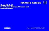 MARCHE REGION D.A.M.A.C. Security and defence of the sea and communications Geof. LEONARDO POLONARA.