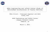 1 NASA Engineering and Safety Center Study of Unintended Acceleration in Toyota Vehicles Mike Kirsch – Principal Engineer and NASA Study Lead NASA Engineering.