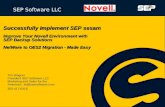 Www.sep.de Successfully Implement SEP sesam Improve Your Novell Environment with SEP Backup Solutions NetWare to OES2 Migration - Made Easy Tim Wagner.