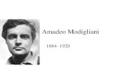 Amadeo Modigliani 1884- 1920. Modigliani had his own style of painting portraits Self portrait.