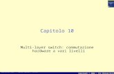 Switched LAN - Mario Baldi, Pietro Nicoletti Copyright © 2002 - The McGraw-Hill Companies srl Capitolo 10 Multi-layer switch: commutazione hardware a vari.
