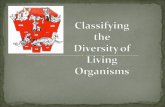 Classification is the grouping of organisms according to characteristics Taxonomy is the science of classifying organisms based on physical characteristics.