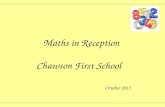Maths in Reception Chawson First School October 2013.