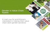Gender in Value Chain Toolkit Result from cooperation in Network Result from cooperation A road map for practitioners interested in making their value.