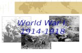 World War I: 1914-1918. Formation of European Alliances: Central Powers Three Emperors league: Germany, AH, Russia, 1873 When Bismarck dismissed as Chancellor.