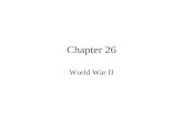 Chapter 26 World War II. Section 1 The Rise of Dictators.