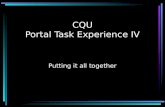 CQU Portal Task Experience IV Putting it all together.