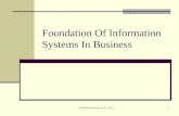 Ir. Muhril Ardiansyah, M.Sc., Ph.D.1 Foundation Of Information Systems In Business.