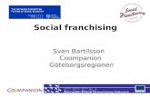 1 Social franchising Sven Bartilsson Coompanion Göteborgsregionen.