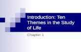 Introduction: Ten Themes in the Study of Life Chapter 1.