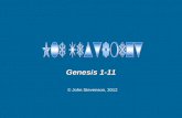 Genesis 1-11 © John Stevenson, 2012. Torah Hebrew: Law, Instruction Pentateuch Greek: Five-Part Book.