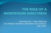 Presented by : Asma Khanum DA PUBLIC SCHOOL SEAVIEW O/A LEVELS July 2010.