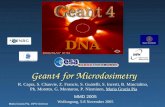 Maria Grazia Pia, INFN Genova Geant4 for Microdosimetry MMD 2005 Wollongong, 5-8 November 2005 DNA R. Capra, S. Chauvie, Z. Francis, S. Guatelli, S. Incerti,