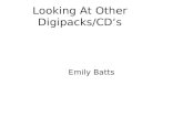 Looking At Other Digipacks/CDs Emily Batts. Pop Artists CD Covers.