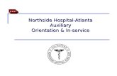 N e x t Northside Hospital-Atlanta Auxiliary Orientation & In-service.