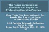 Sigma Theta Tau International, Inc. Lambda Rho Chapter-at-large Jacksonville, Florida 2012 Nursing Research Conference March 3, 2012 Diane Brady Schwartz.