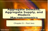 McGraw-Hill/Irwin © 2004 The McGraw-Hill Companies, Inc., All Rights Reserved. Aggregate Demand, Aggregate Supply, and Modern Macroeconomics Chapter 9.
