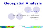 Www.spatialanalysisonline.com Chapter 4 Part B: Distance and directional operations.