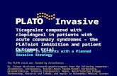 Ticagrelor compared with clopidogrel in patients with acute coronary syndromes – the PLAT elet Inhibition and patient O utcomes trial Outcomes in patients.