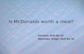 McDonalds ppt - 2011