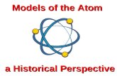 Models of the Atom a Historical Perspective Aristotle Early Greek Theories 400 B.C. - Democritus thought matter could not be divided indefinitely. 350.