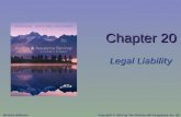Chapter 20 Legal Liability McGraw-Hill/IrwinCopyright © 2012 by The McGraw-Hill Companies, Inc. All rights reserved.