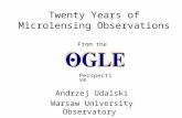 Twenty Years of Microlensing Observations From the Andrzej Udalski Warsaw University Observatory Perspective.