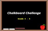 Chalkboard Challenge Grade 4 - 5 StudentsTeachers Game BoardSynonymsAntonyms Simile or Metaphor Kinds of Sentences Abbreviations 100 200 300 400 500.
