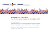 Joint Action Plan 2009 for Cooperation beyond SEE-ERA.NET by Dr. Ulrike Kunze International Bureau of the Federal Ministry of Education and Research (BMBF)