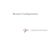 Engineering Workshops Router Configuration. Engineering Workshops Cisco Router Configuration Rule #1: What Would v4 do? –Enable routing ipv6 unicast-routing.