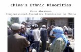 Chinas Ethnic Minorities Kara Abramson Congressional-Executive Commission on China.