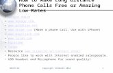 How to Make Long distance Phone Calls Free or Amazing Low Rates Google Voice    (Make a phone call, Use with.